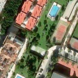 Volleyball Court — aerial view