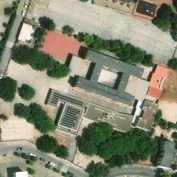 Volleyball Court near Jerez de la Frontera — aerial view