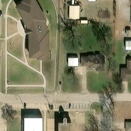 Sand Volleyball Court, Tonkawa, OK — aerial view