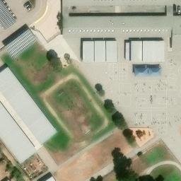 Sand Volleyball Court, Salinas, CA — aerial view