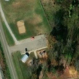 Sand Volleyball Court, Clarksville, TN — aerial view