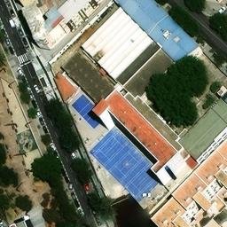 Volleyball Court — aerial view