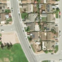 Sand Volleyball Court, Soledad, CA — aerial view