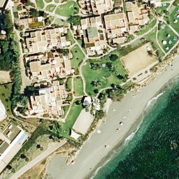 Volleyball Court — aerial view