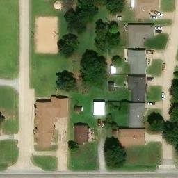 Oakwood Christian Church Volleyball Court — aerial view