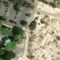 Sand Volleyball Court, Las Vegas, NV — aerial view