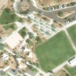 Volleyball Court, North Las Vegas, NV — aerial view