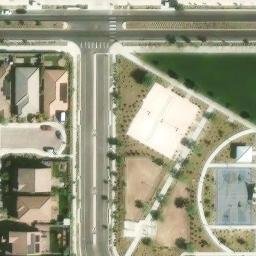 Volleyball Court, North Las Vegas, NV — aerial view