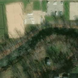 Sand Volleyball Court, Siloam Springs, AR — aerial view
