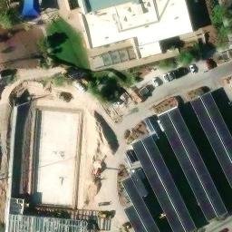 Sand Volleyball Court, Las Vegas, NV — aerial view