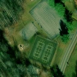 Volleyball Court, TN — aerial view