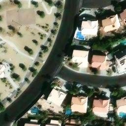 Sand Volleyball Court, Sunrise Manor, NV — aerial view