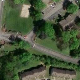 Sand Volleyball Court, Nashville-Davidson metropolitan government (balance), TN — aerial view