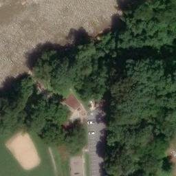 Sand Volleyball Court, NC — aerial view