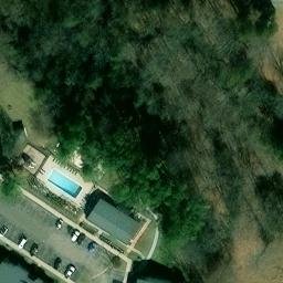 Sand Volleyball Court, Cookeville, TN — aerial view