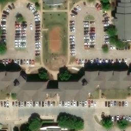 Volleyball Court, Stillwater, OK — aerial view