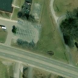 Sand Volleyball Court, Wartburg, TN — aerial view