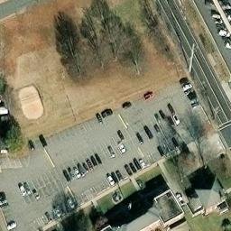 Sand Volleyball Court, Winston-Salem, NC — aerial view