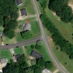 Sand Volleyball Court, Burlington, NC — aerial view
