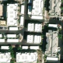 Sand Volleyball Court in Henderson, NV — aerial view