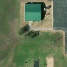 Sand Volleyball Court, Broken Arrow, OK — aerial view