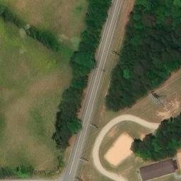 Sand Volleyball Court, Winston-Salem, NC — aerial view