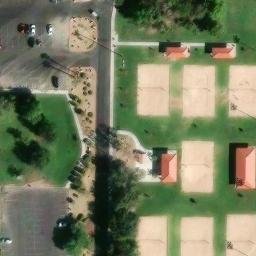 Sunset Park Beach Volleyball Courts — aerial view