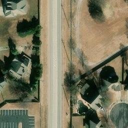 Sand Volleyball Court, Broken Arrow, OK — aerial view
