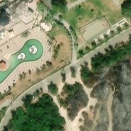 Sand Volleyball Court — aerial view