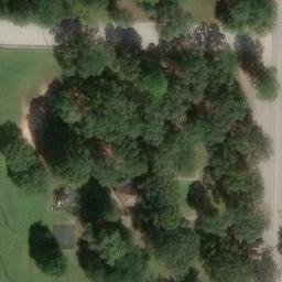 Volleyball Court, Fayetteville, AR — aerial view