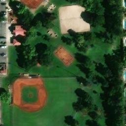 Volleyball Court, Henderson, NV — aerial view