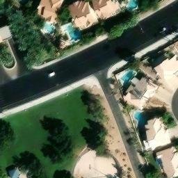 Volleyball Court, Henderson, NV — aerial view