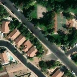 Volleyball Court, Henderson, NV — aerial view