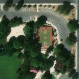 Sand Volleyball Court, Henderson, NV — aerial view