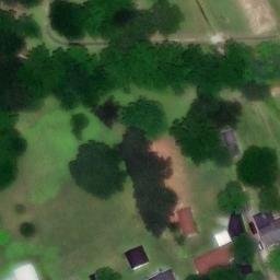 Sand Volleyball Court, Huntingdon, TN — aerial view