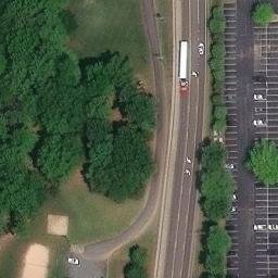 Sand Volleyball Court, Clemmons, NC — aerial view