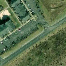 Sand Volleyball Court, Oak Ridge, TN — aerial view