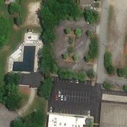 Sand Volleyball Court, High Point, NC — aerial view