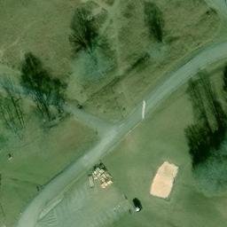 Sand Volleyball Court, TN — aerial view