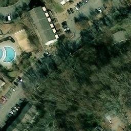 Sand Volleyball Court, Knoxville, TN — aerial view