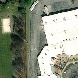 Sand Volleyball Court, TN — aerial view