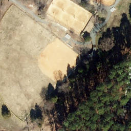 RTP Volleyball Courts 1-3 — aerial view