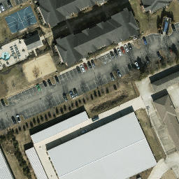 Sand Volleyball Court, Murfreesboro, TN — aerial view