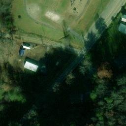Sand Volleyball Court, TN — aerial view