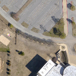 Volleyball Court, Jonesboro, AR — aerial view
