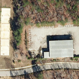 Sand Volleyball Court, Morrisville, NC — aerial view