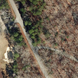 Volleyball Court, NC — aerial view