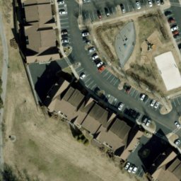 Sand Volleyball Court, Murfreesboro, TN — aerial view