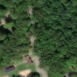 Sand Volleyball Court, TN — aerial view