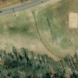 Sand Volleyball Court, Statesville, NC — aerial view